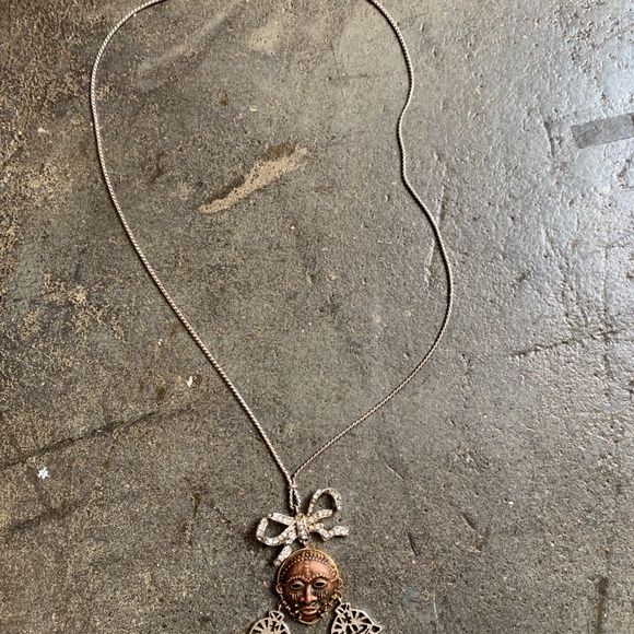 Vivienne Westwood Beautiful Ornate Vintage African Mask w/ Hands and Ribbon - Picture 8 of 8